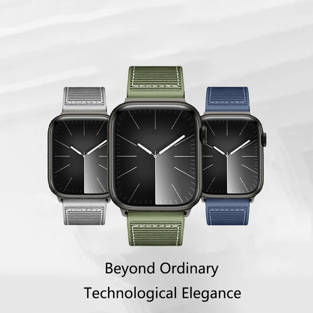 Λουράκι Techsuit W051 για Apple Watch 49mm / 46mm / 45mm / 44mm / 42mm Series, Σκούρο Μπλε