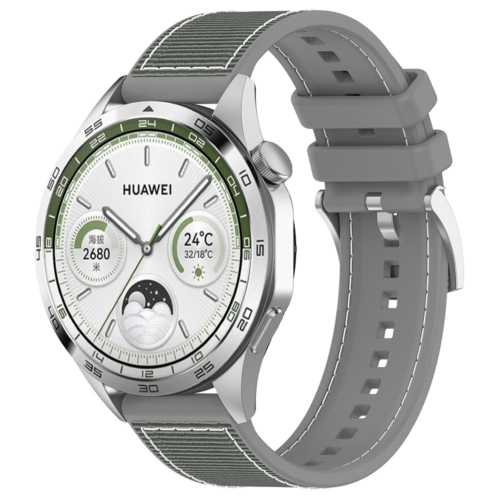 Λουράκι Techsuit W051 για Huawei Watch / Xiaomi Watch Series, 22mm, Γκρι