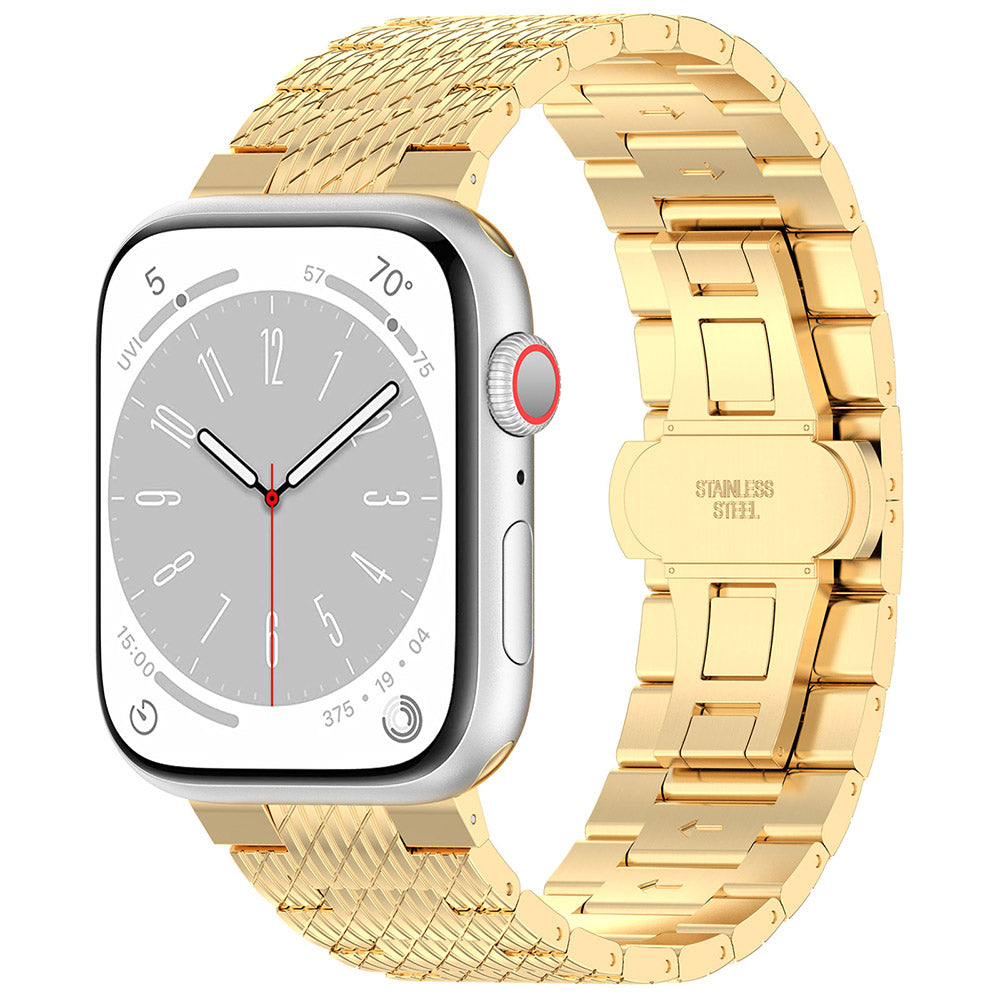 Λουράκι Techsuit W052 για Apple Watch 42mm / 41mm / 40mm / 38mm Series, Χρυσό
