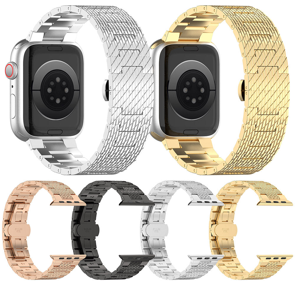 Λουράκι Techsuit W052 για Apple Watch 42mm / 41mm / 40mm / 38mm Series, Χρυσό