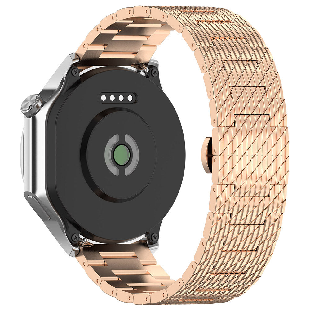 Λουράκι Techsuit W052 για Huawei Watch / Xiaomi Watch Series, 22mm, Ροζ Χρυσό