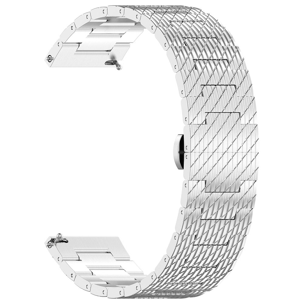 Λουράκι Techsuit W052 για Samsung Galaxy Watch / Huawei Watch Series, 20mm, Ασημί