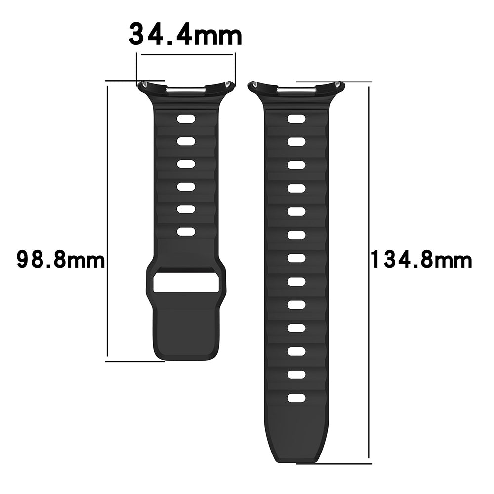 Λουράκι Techsuit W055 για Samsung Galaxy Watch Ultra, Μπλε Ναυτικό