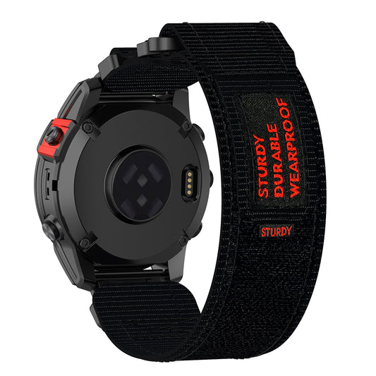 Λουράκι Techsuit W057 για Garmin Instinct / Approach / Fenix Watch Series, 20mm, Μαύρο