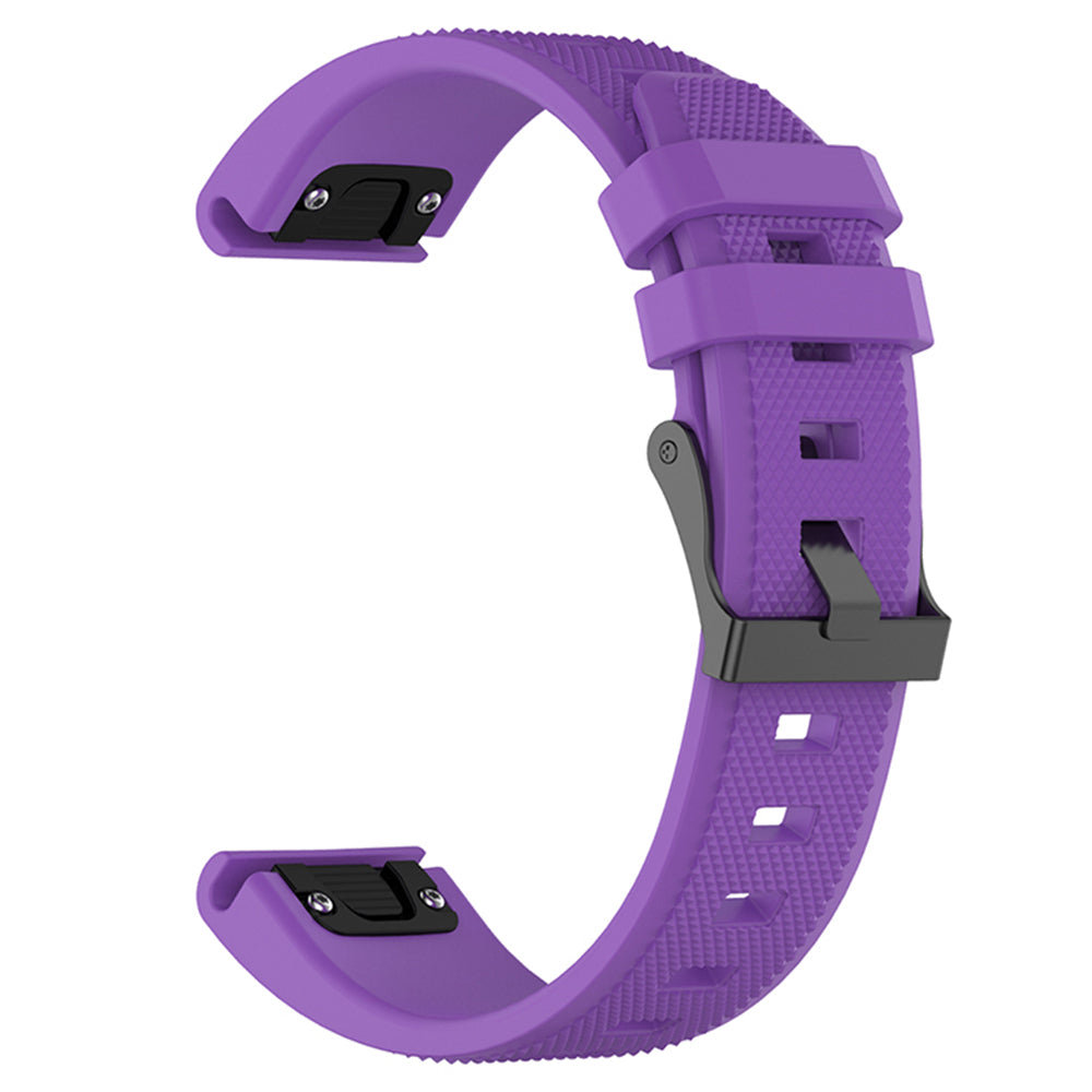Λουράκι Techsuit W058 για Garmin Watch Fenix / Forerunner Series, 22mm, Μωβ