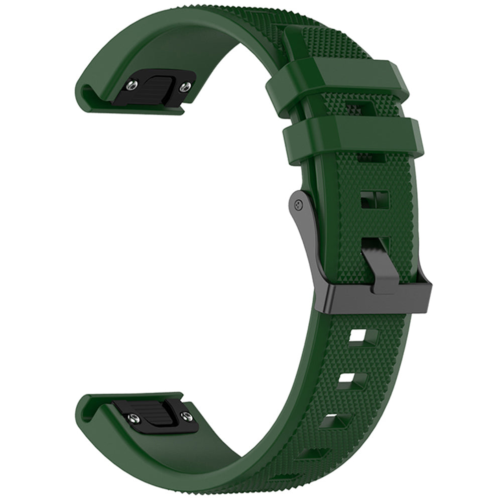 Λουράκι Techsuit W058 για Garmin Watch Fenix / Forerunner Series, 22mm, Σκούρο Πράσινο