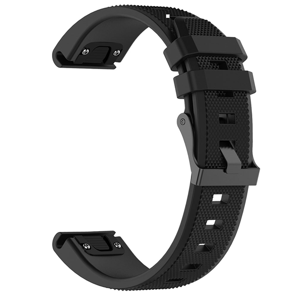 Λουράκι Techsuit W058 για Garmin Watch Fenix Series, 26mm, Μαύρο