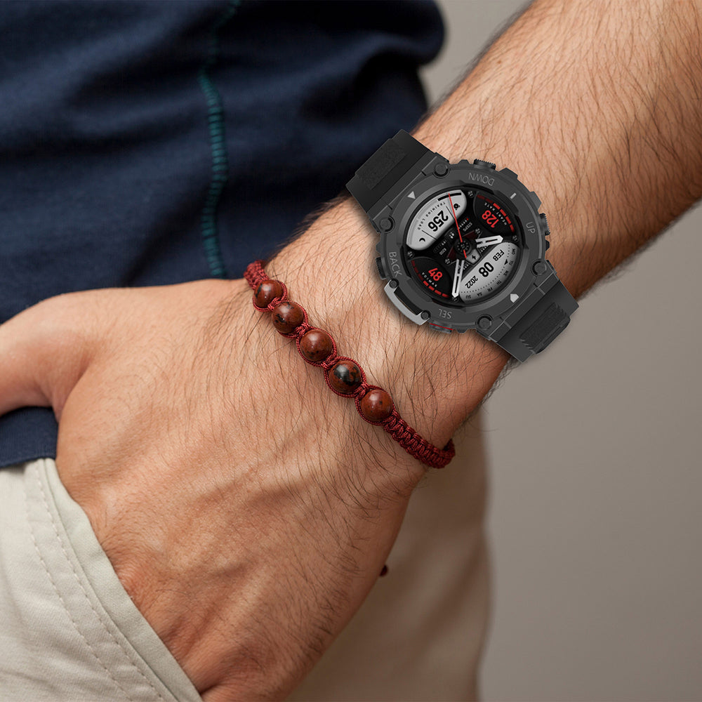 Λουράκι Techsuit W067 για Amazfit T-Rex 2, Μαύρο