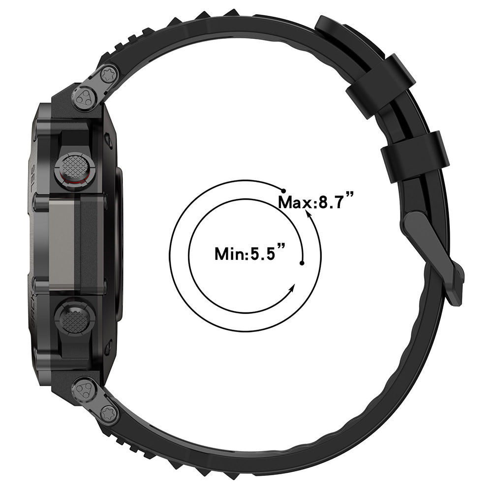 Λουράκι Techsuit W067 για Amazfit T-Rex Ultra, Γκρι