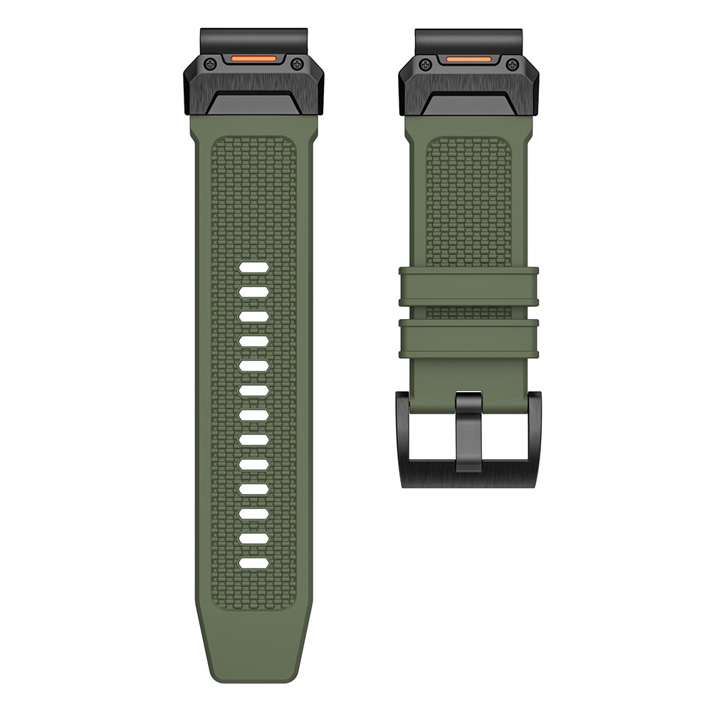 Λουράκι Techsuit W068 για Garmin Watch Fenix / Forerunner Series, 22mm, Μαύρο