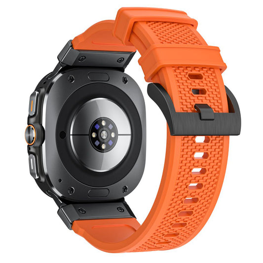 Λουράκι Techsuit W068 για Samsung Galaxy Watch Ultra, Μαύρο Πορτοκαλί