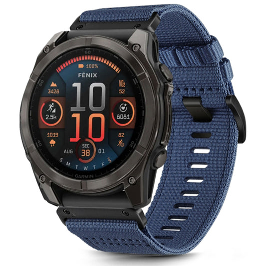 Λουράκι Techsuit W070 για Garmin Instinct / Approach / Fenix Watch Series, 20mm, Μπλε Ναυτικό