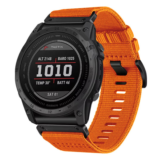 Λουράκι Techsuit W070 για Garmin Instinct / Approach / Fenix Watch Series, 20mm, Πορτοκαλί