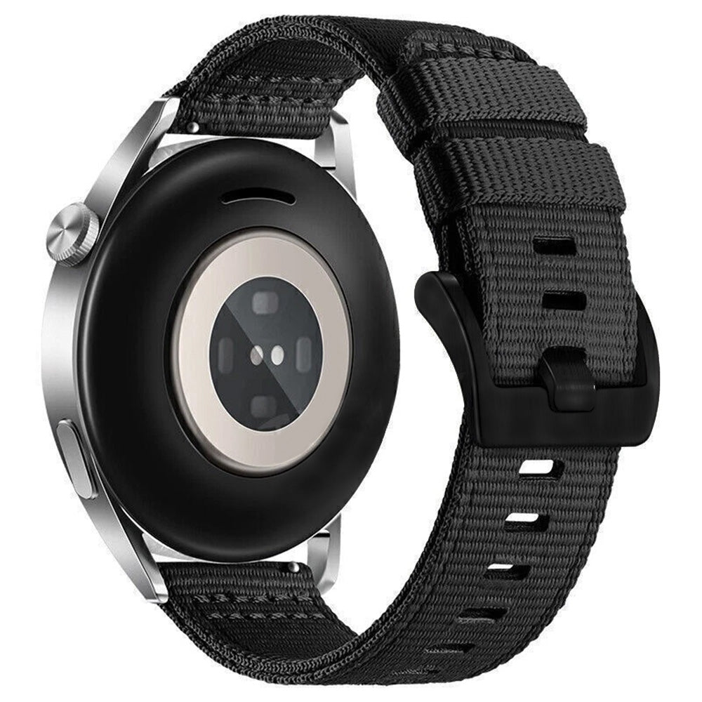 Λουράκι Techsuit W070 για Samsung Galaxy Watch / Huawei Watch Series, 20mm, Μαύρο