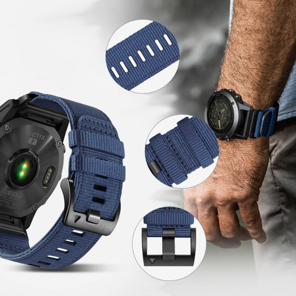 Λουράκι Techsuit W070 για Samsung Galaxy Watch / Huawei Watch Series, 20mm, Μαύρο