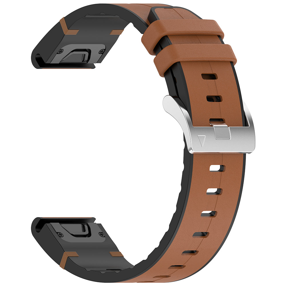 Λουράκι Techsuit W071 για Garmin Instinct / Approach / Fenix Watch Series, 20mm, Καφέ