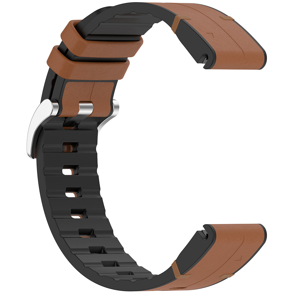Λουράκι Techsuit W071 για Garmin Instinct / Approach / Fenix Watch Series, 20mm, Καφέ