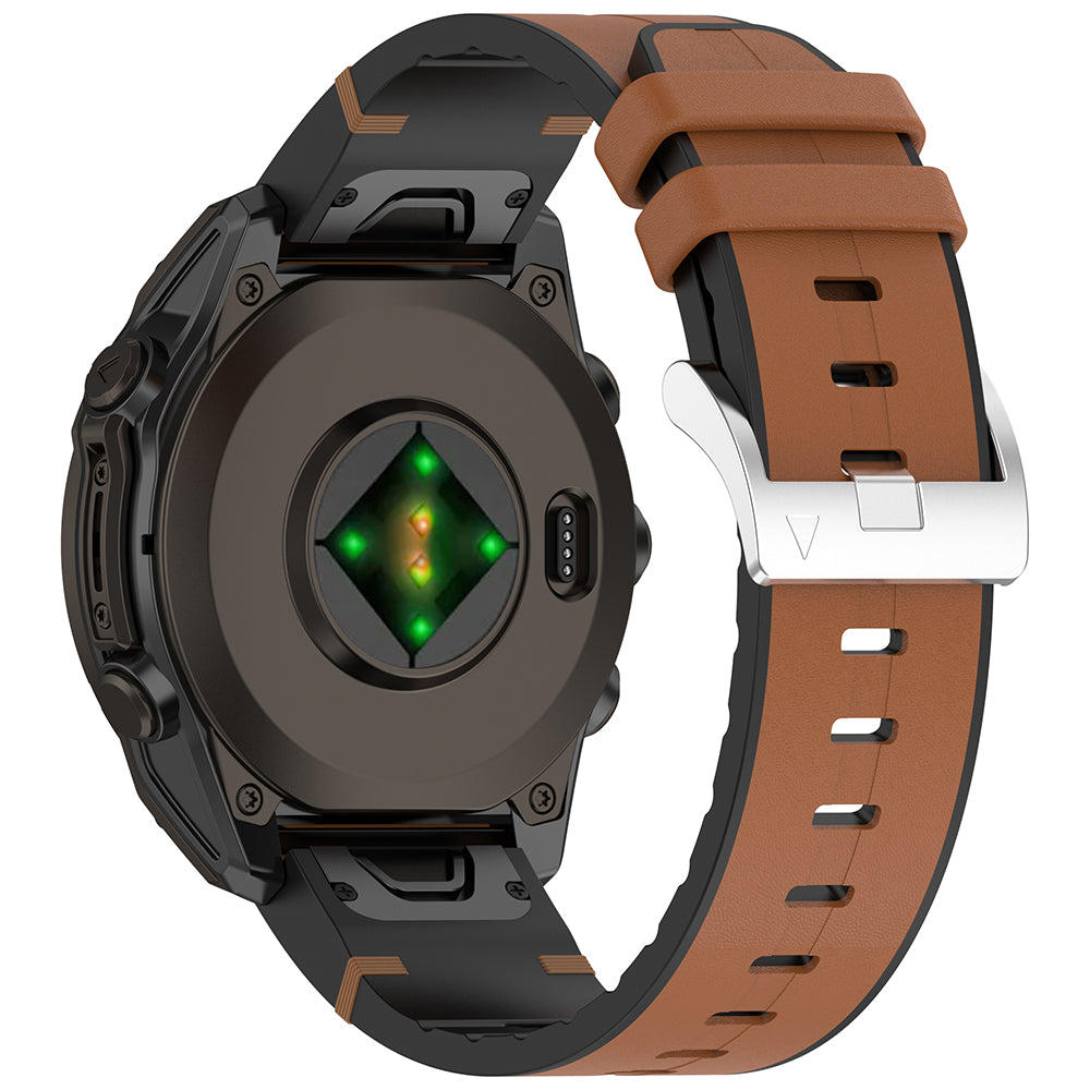 Λουράκι Techsuit W071 για Garmin Watch Fenix Series, 26mm, Καφέ