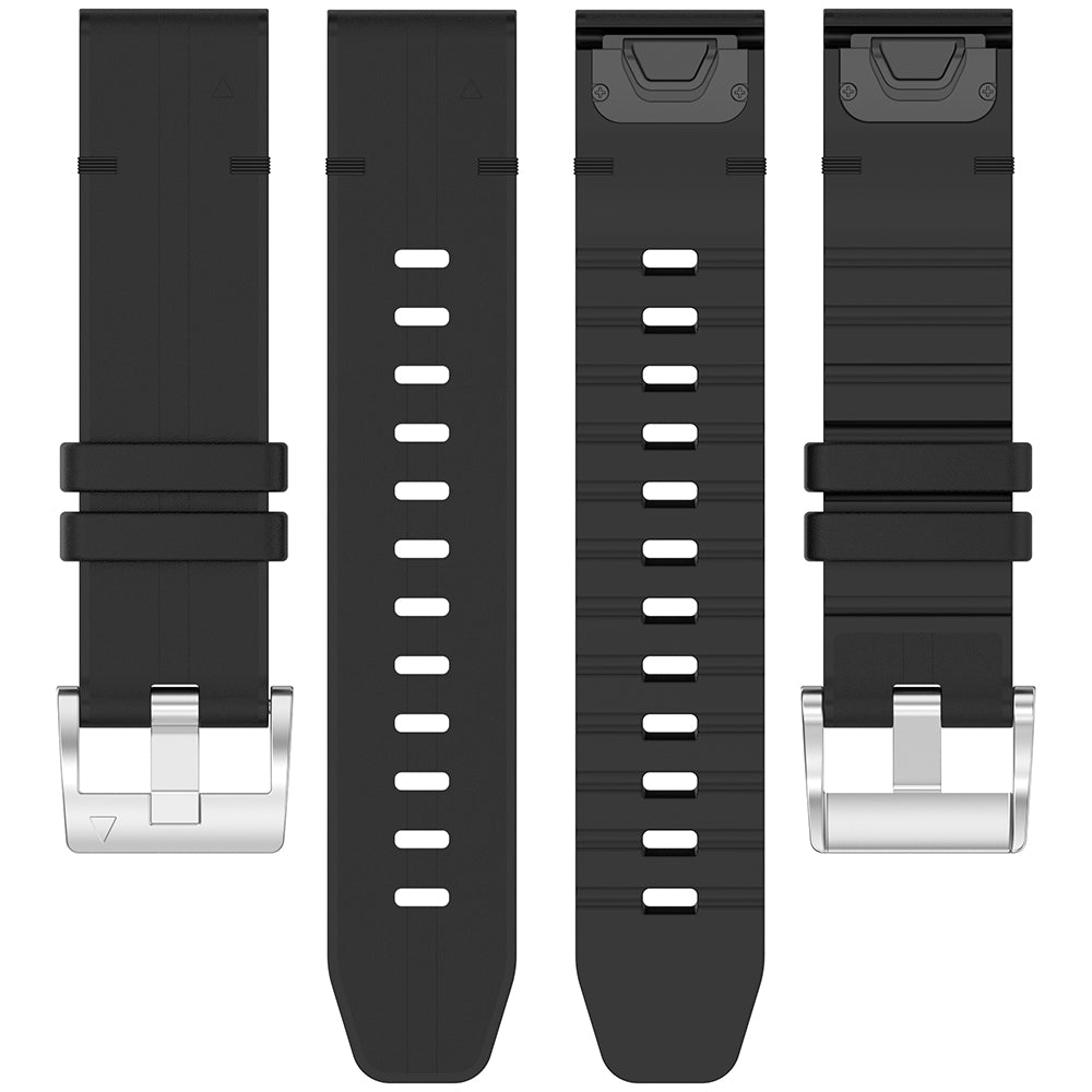 Λουράκι Techsuit W071 για Garmin Watch Fenix Series, 26mm, Μαύρο