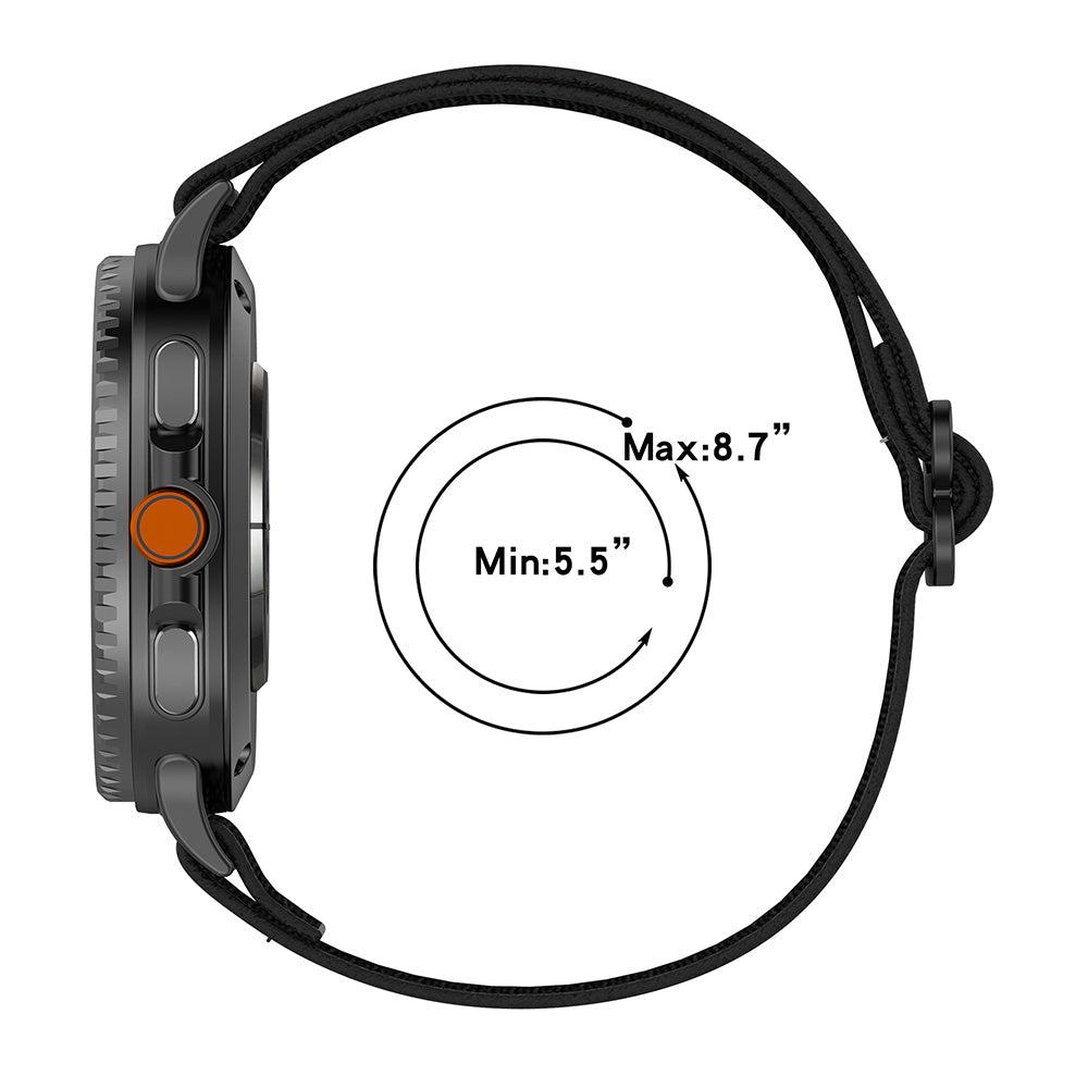 Λουράκι Techsuit W080 για Samsung Galaxy Watch 8 Classic / Watch8 44mm / Watch 8 40mm, Καφέ