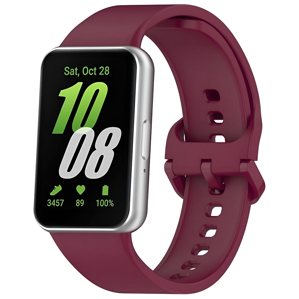 Λουράκι Techsuit W086 για Samsung Galaxy Fit3 R39M, Βυσσινί