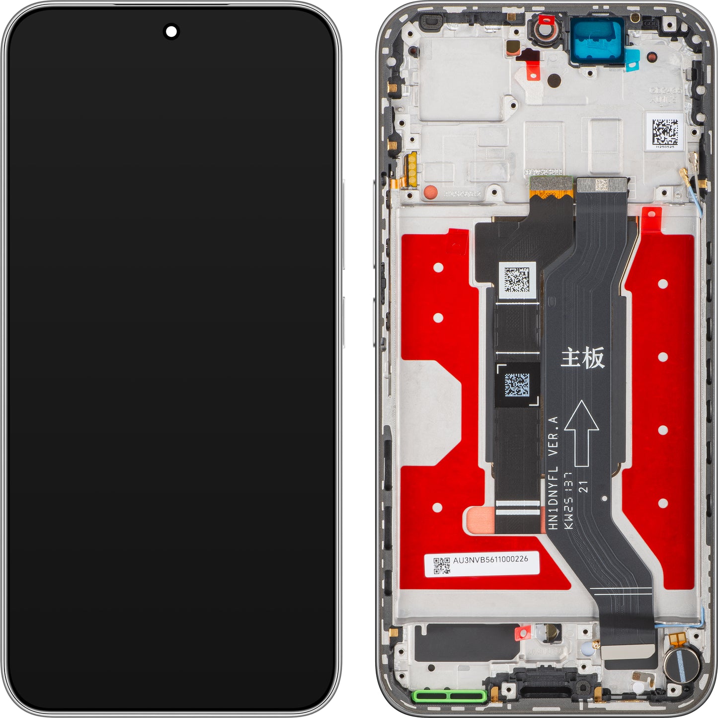 Οθόνη με Αφή Honor 400, με Πλαίσιο, Λευκό (Meteor Silver), Service Pack 0235APNS