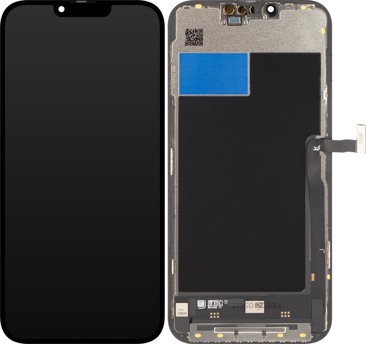 Οθόνη αφής JK για Apple iPhone 13 Pro Max, με πλαίσιο, έκδοση LCD εντός κυψέλης, μαύρο