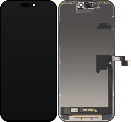 Οθόνη με οθόνη αφής JK για Apple iPhone 16 Pro Max, με Πλαίσιο, Έκδοση LCD In-Cell IC Movable, Μαύρο