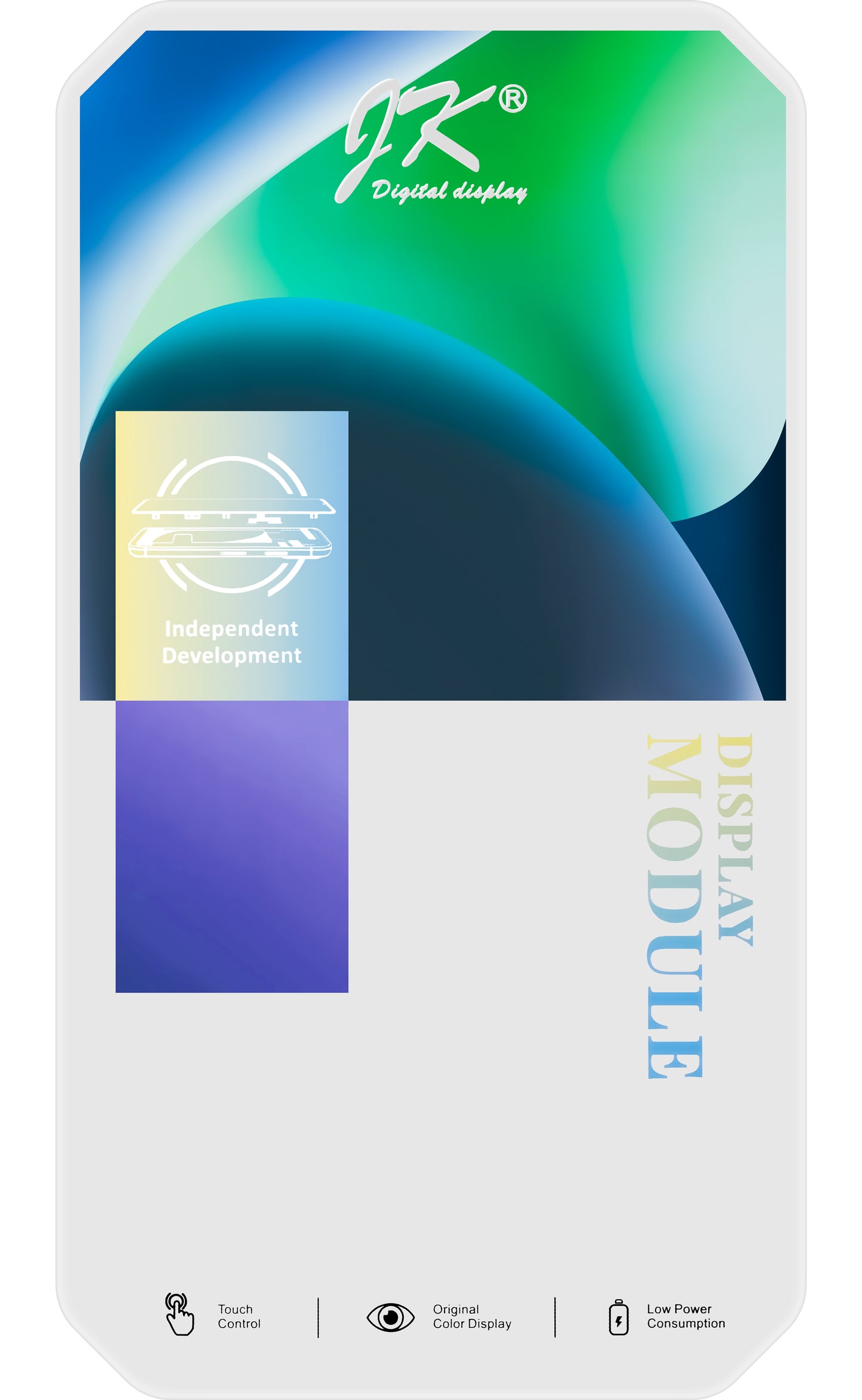 Οθόνη αφής JK για Apple iPhone 15, με πλαίσιο, έκδοση LCD εντός κυψέλης, μαύρο