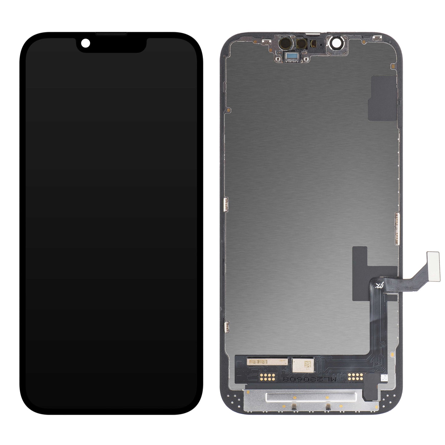 Οθόνη αφής JK για Apple iPhone 14, με πλαίσιο, έκδοση LCD εντός κυψέλης, μαύρο
