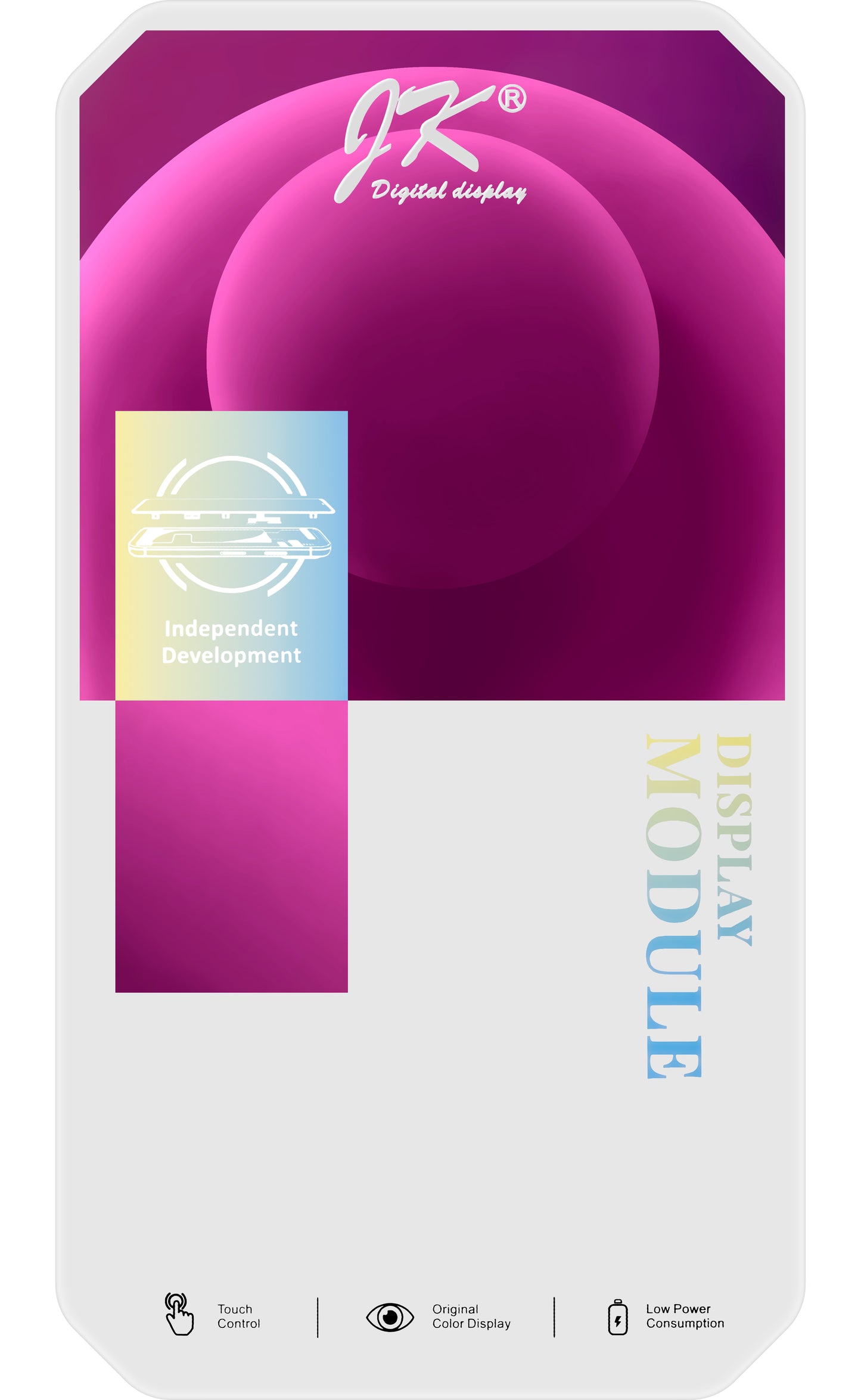 Οθόνη αφής JK για Apple iPhone 12 mini, με πλαίσιο, έκδοση LCD εντός κυψέλης, μαύρο