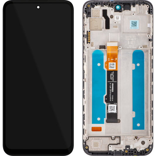 Οθόνη αφής Motorola Moto G31 (XT2173-3), με πλαίσιο, μαύρο, πακέτο σέρβις 5D68C19989