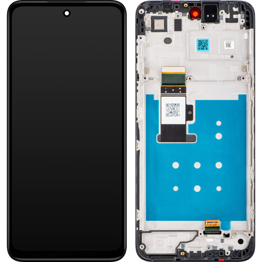 Motorola Moto G23 Οθόνη αφής με οθόνη αφής, με πλαίσιο, μαύρο, πακέτο σέρβις 5D68C22092