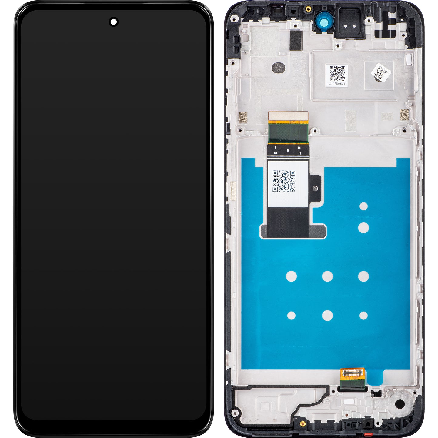 Motorola Moto G13 Οθόνη αφής με πλαίσιο, μαύρο (ματ ανθρακί), πακέτο σέρβις 5D68C22318