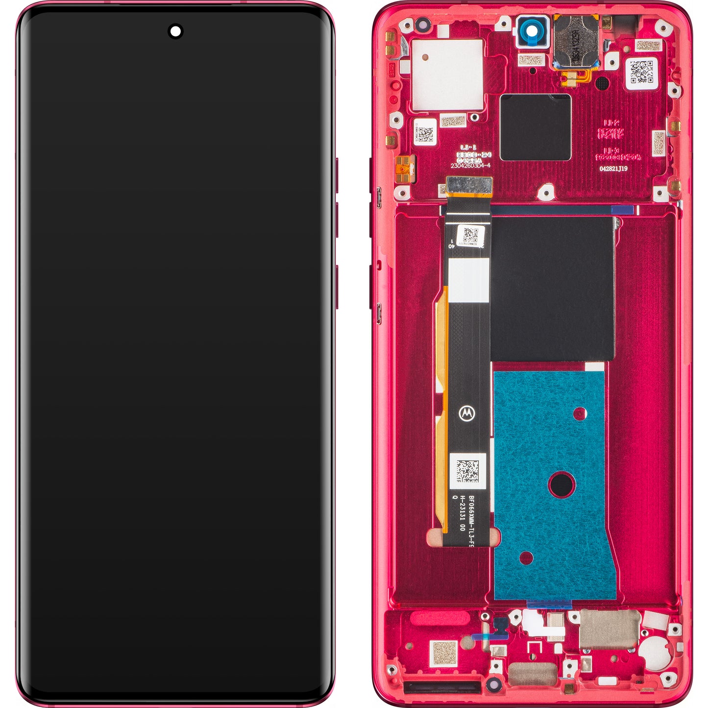 Οθόνη αφής Motorola Edge 40, με πλαίσιο, κόκκινο (Viva Magenta), πακέτο σέρβις 5D68C22712