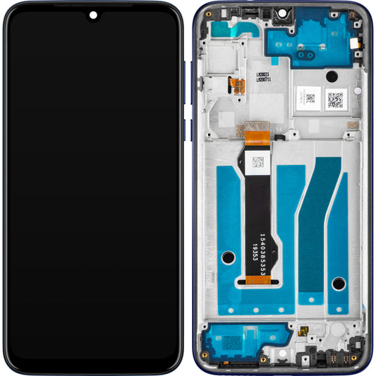 Motorola Moto G8 Plus Οθόνη αφής με πλαίσιο, σκούρο μπλε, πακέτο σέρβις 5D68C15528