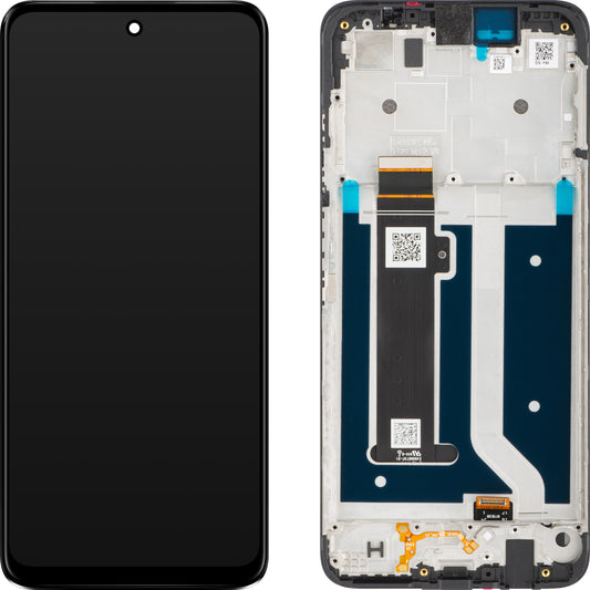 Motorola Moto G34 Οθόνη αφής με οθόνη αφής, με πλαίσιο, μαύρο, πακέτο σέρβις 5D68C23723