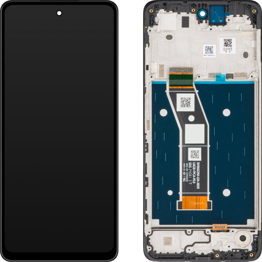 Motorola Moto G24 Οθόνη αφής με οθόνη αφής, με πλαίσιο, μαύρο, πακέτο σέρβις 5D68C23810