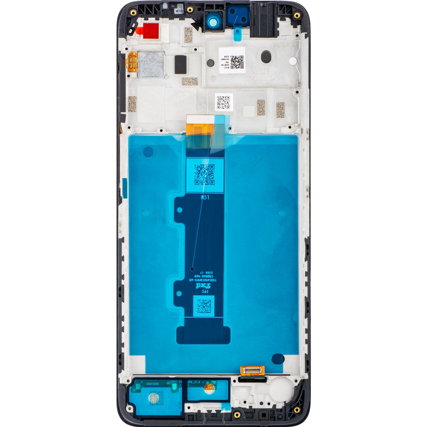 Motorola Moto Moto E32s / E22s Οθόνη αφής με πλαίσιο, μαύρο, πακέτο σέρβις 5D68C20795