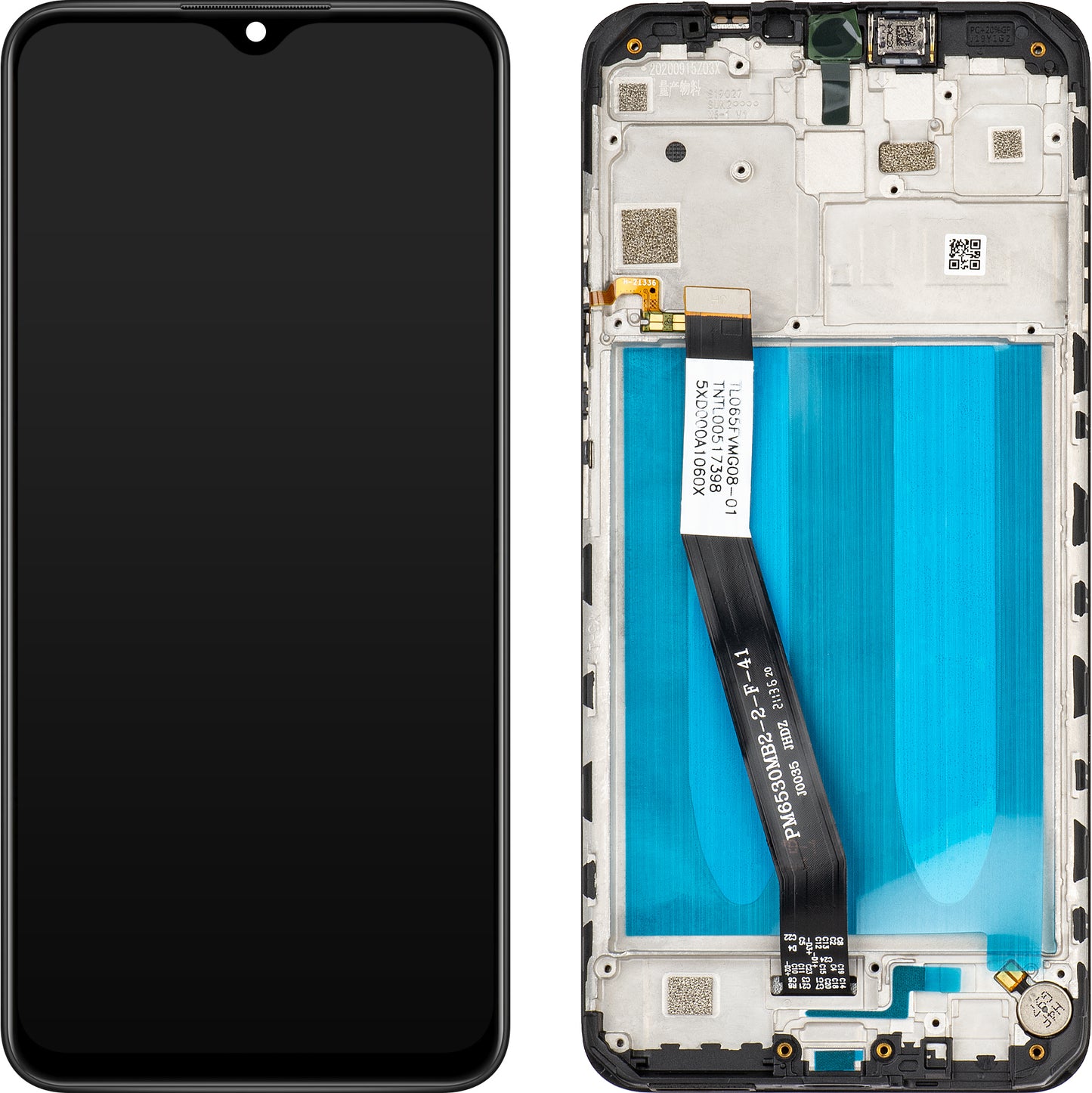 Οθόνη αφής MP συμβατή με Xiaomi Redmi 9, με πλαίσιο, Μαύρο