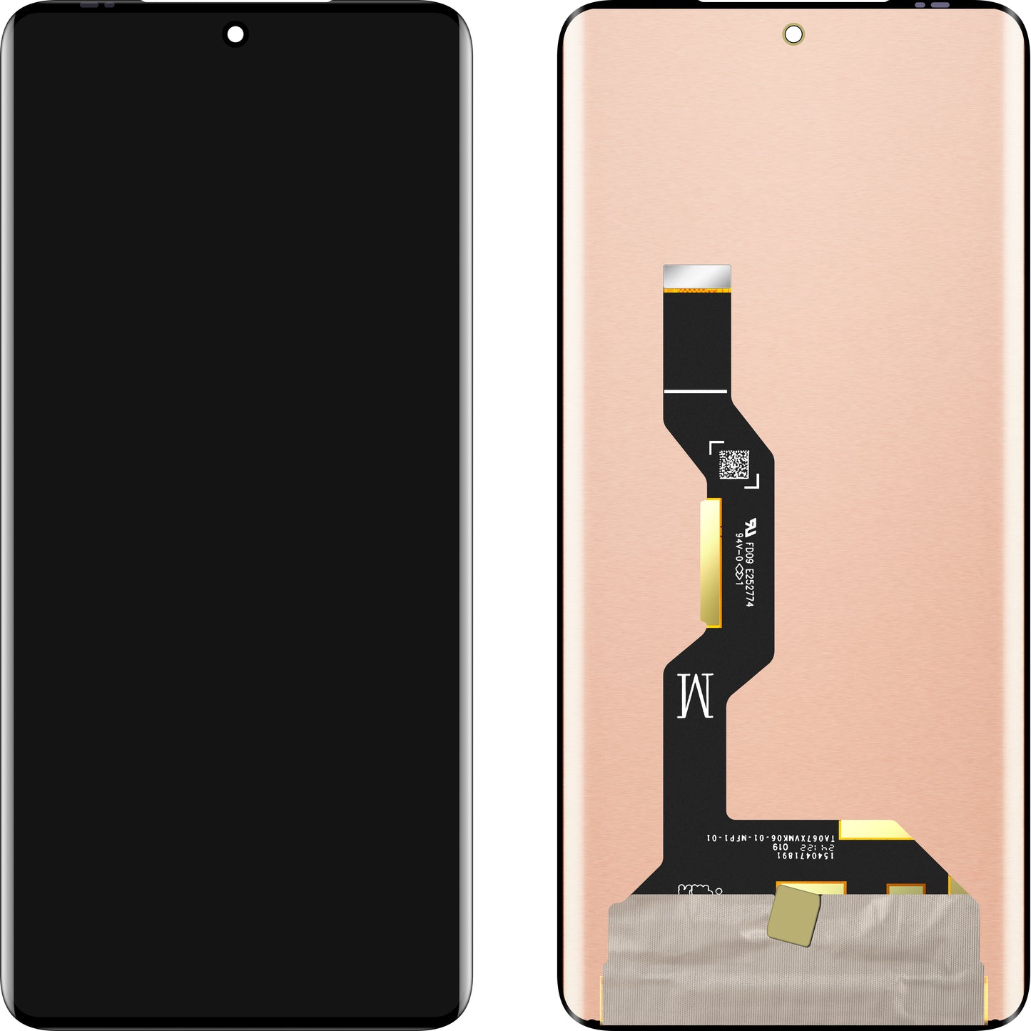 Οθόνη με οθόνη αφής MP συμβατή με Motorola Edge 50 / Edge 50 Pro, Έκδοση OLED