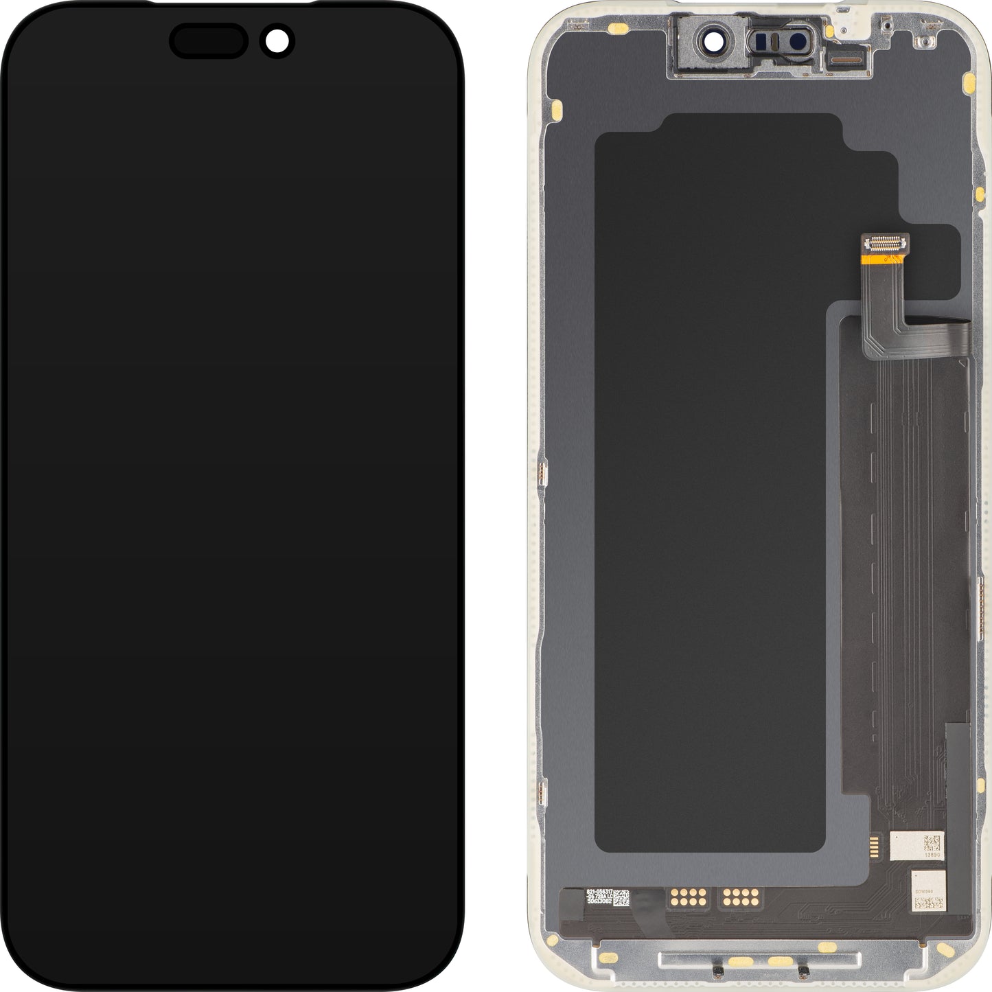 Οθόνη με Touchscreen MP συμβατή με Apple iPhone 17 Pro Max, με Πλαίσιο, Έκδοση Soft OLED FHD 120Hz IC Movable, Μαύρο