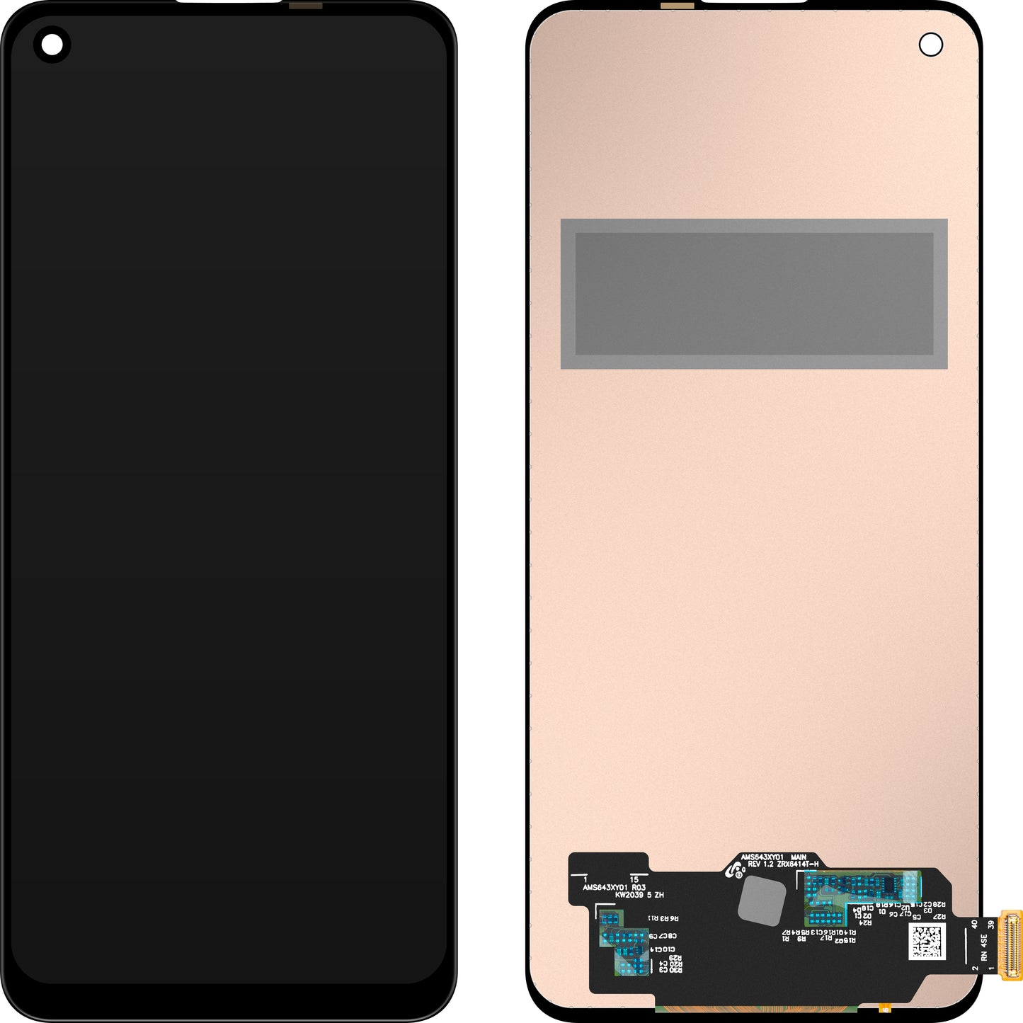 Οθόνη με οθόνη αφής MP συμβατή με Realme 8