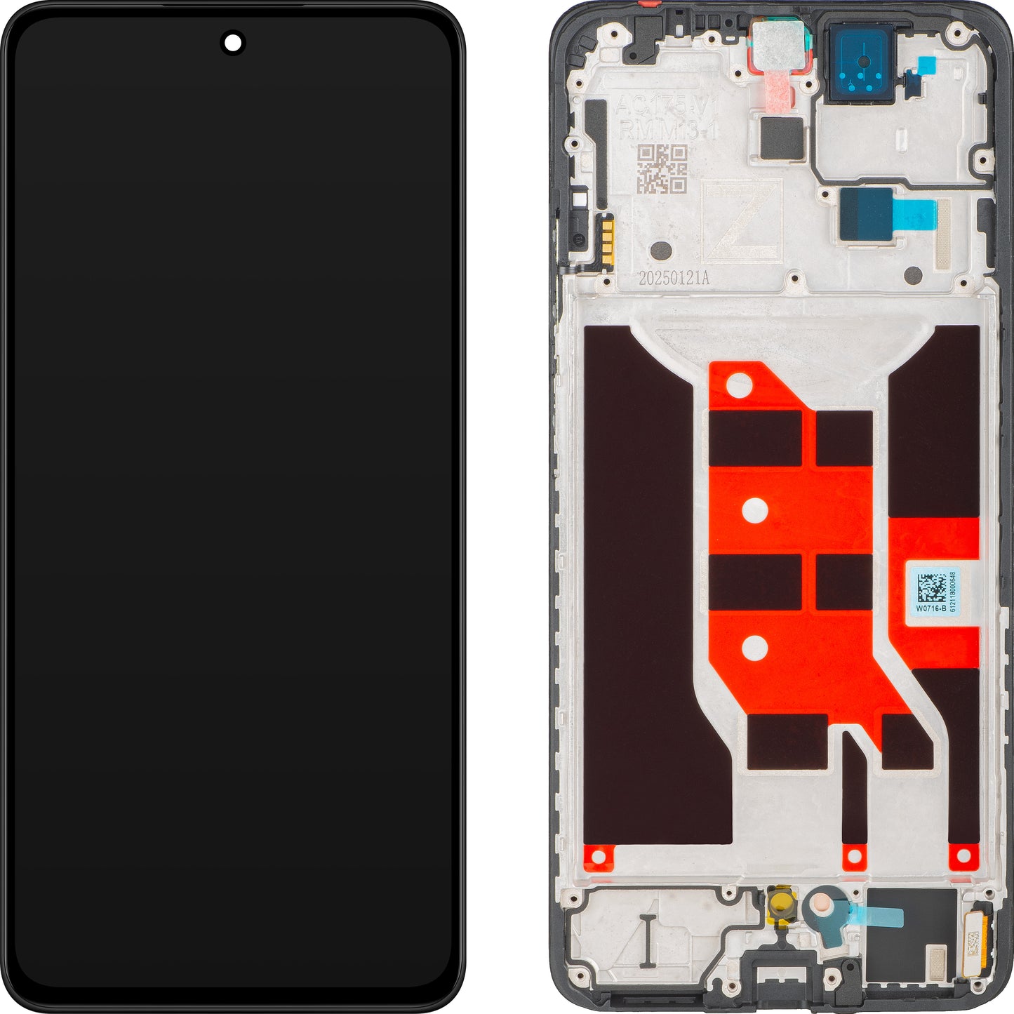 Οθόνη με οθόνη αφής Oppo Reno12 F, με πλαίσιο, μαύρο, Service Pack 621029000258
