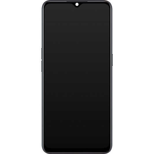 Οθόνη με οθόνη αφής Oppo Reno3 5G / Find X2 Lite, με πλαίσιο, Moonlight Black, Service Pack 4903624