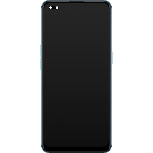 Οθόνη αφής Oppo Reno4 5G, με πλαίσιο, μπλε (Galactic Blue), Service Pack 4904704
