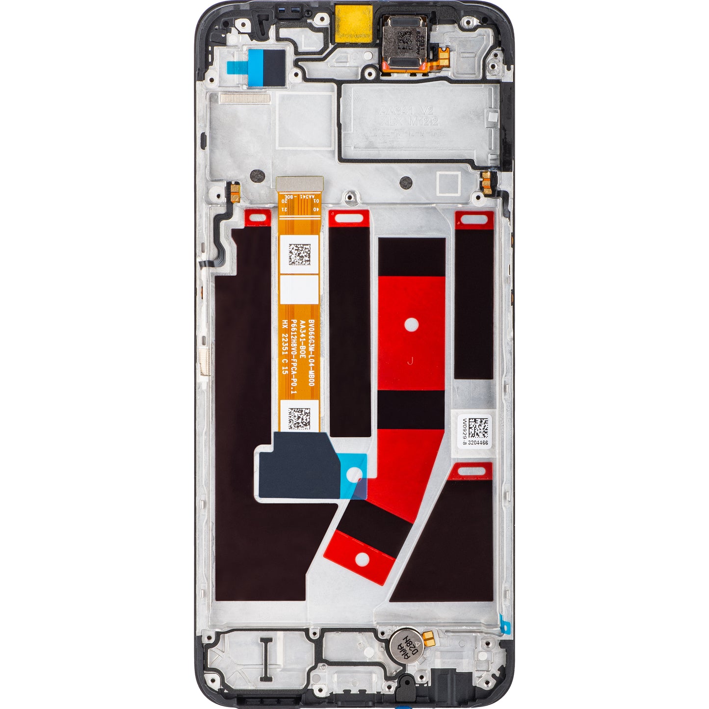 Οθόνη με Touchscreen Oppo A57 5G, με Πλαίσιο, Μαύρο, Service Pack 4130239