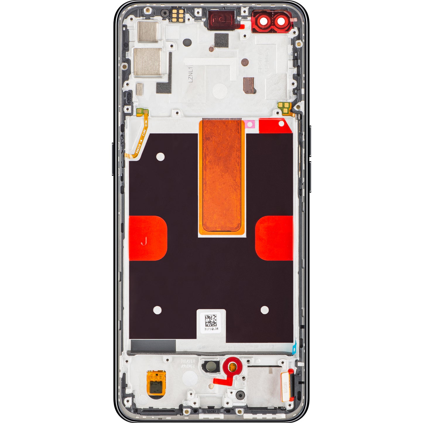 Οθόνη αφής Oppo Reno4 5G, με πλαίσιο, Space Black, Service Pack 4904705