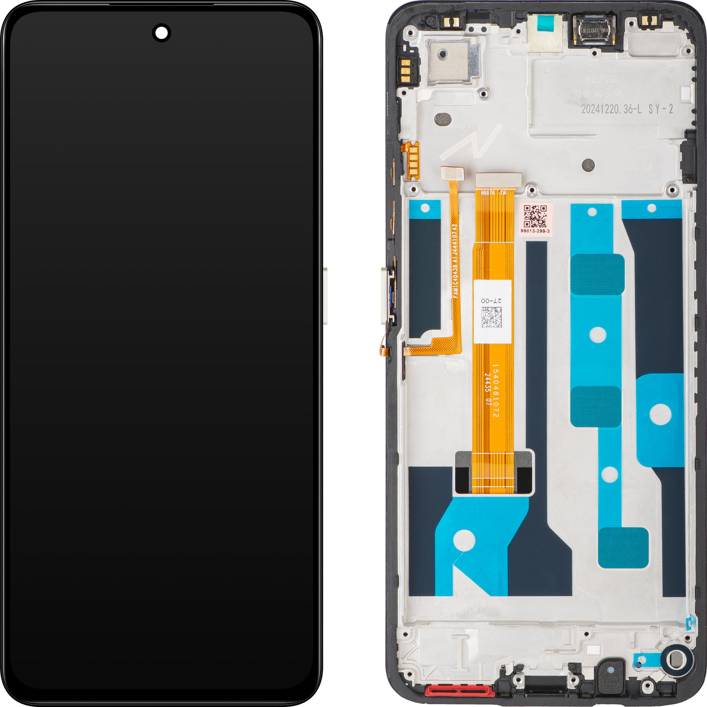 Display με Touchscreen Realme C75, με Πλαίσιο, Κίτρινο, Service Pack 621029000380