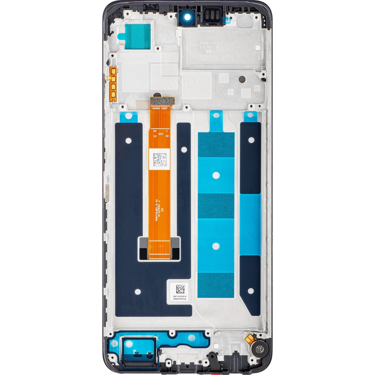 Οθόνη αφής Realme C55, με πλαίσιο, μαύρο, πακέτο σέρβις 4130438